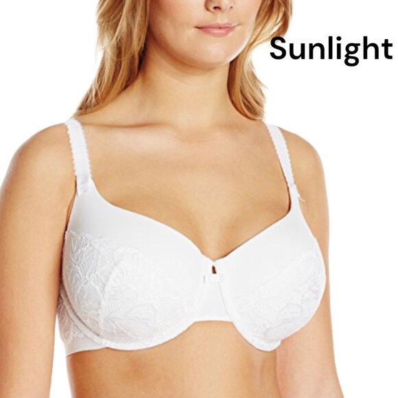 Bali White Lace Desire Underwire Bra 42DD Full Coverage Shaping Foam Style 6542 - Picture 1 of 12